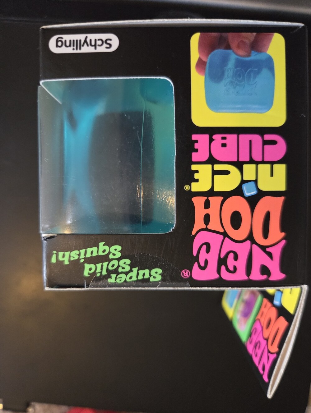 New NeeDoh Nice Cube blue. Super solid squish toy!Fun stress reliever. - Picture 8 of 16